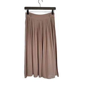Forever 21 Tan Boho Midi Skirt Size Small